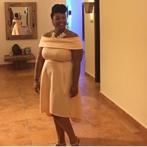 Off the shoulder dress